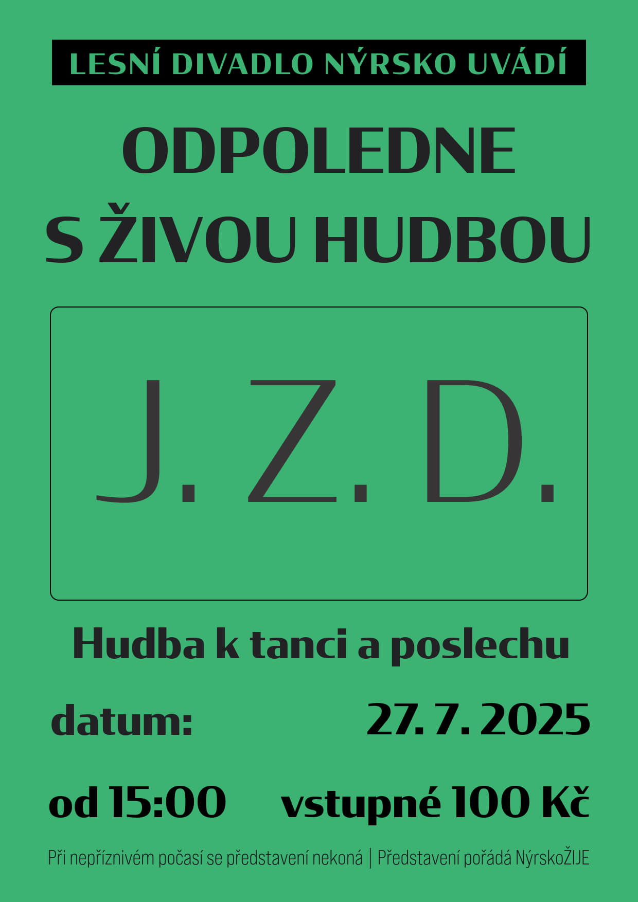 Odpoledne s živou hudbou