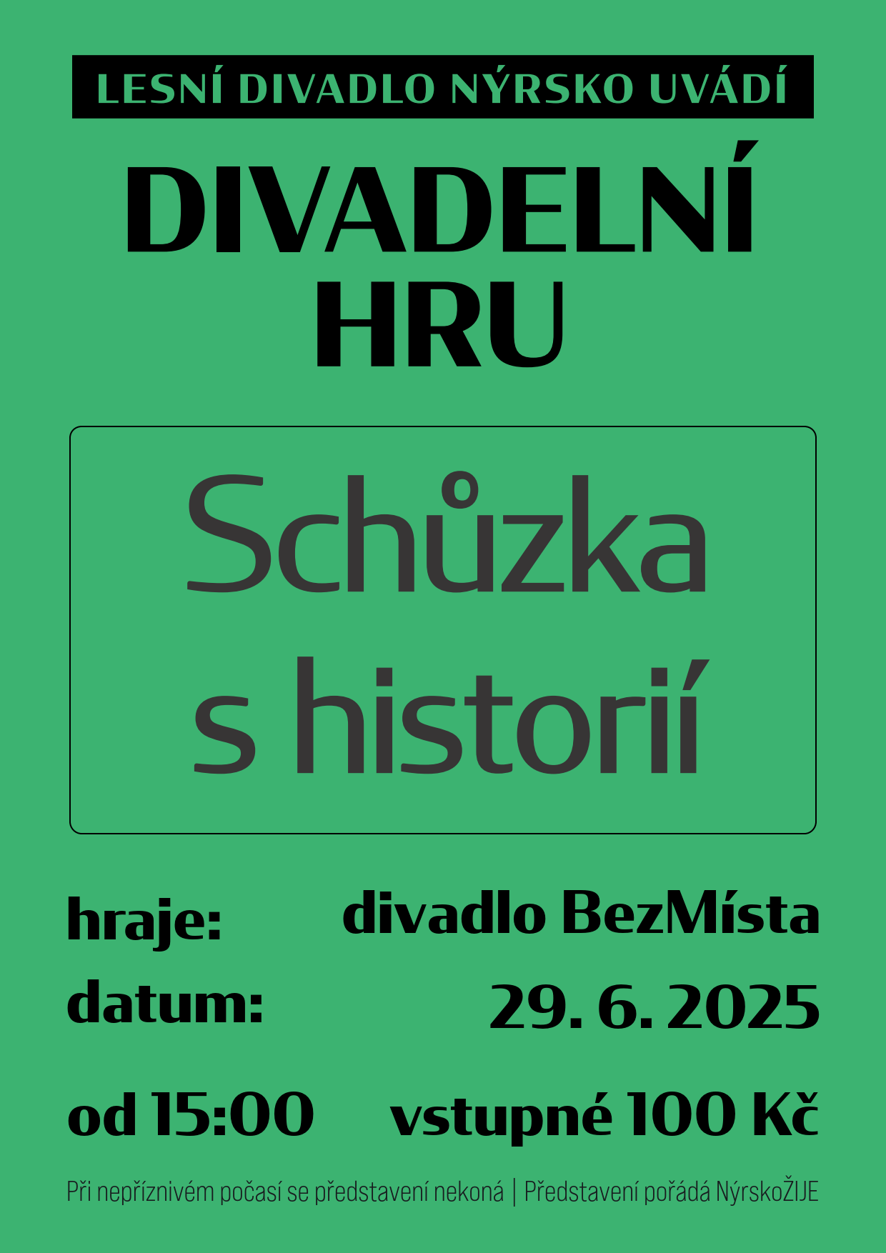 Divadlo BezMísta: Schůzka s historií