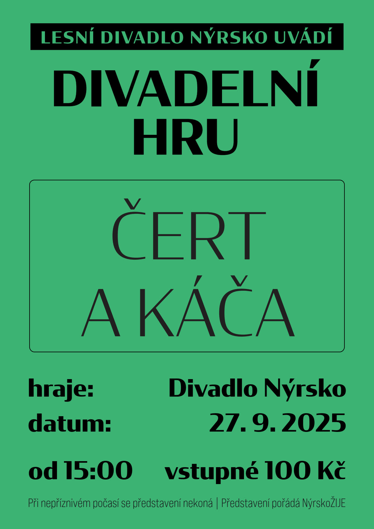 Divadlo Nýrsko: Čert a Káča